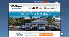 Desktop Screenshot of mckinnaautosales.com